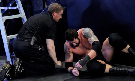 wade barrett blesse epaule