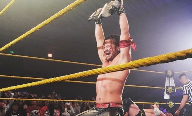 Nouveau champion lors du show WWE NXT à Osaka au Japon Nakamura-nxt-osaka-659x400