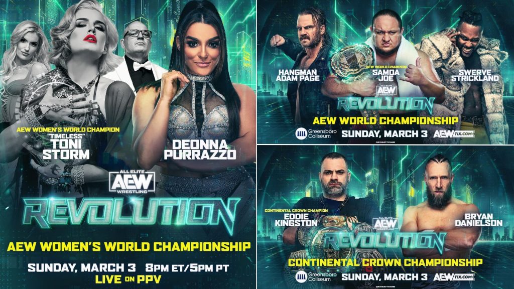 Comment regarder AEW Revolution 2024 en France