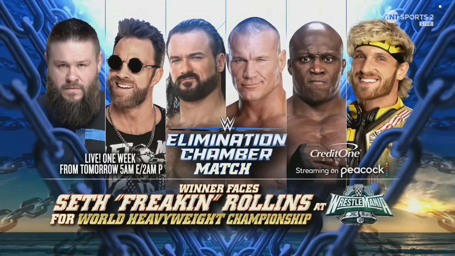 WWE Elimination Chamber 2024 Kevin Owens, Naomi, Logan Paul et