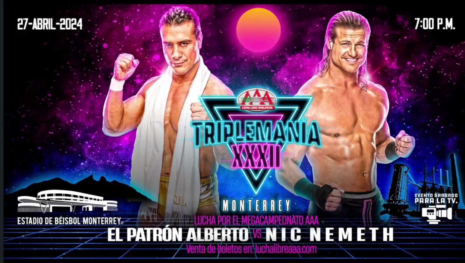 Nic Nemeth et El Patrón Alberto vont s'affronter à TripleMania XXXII