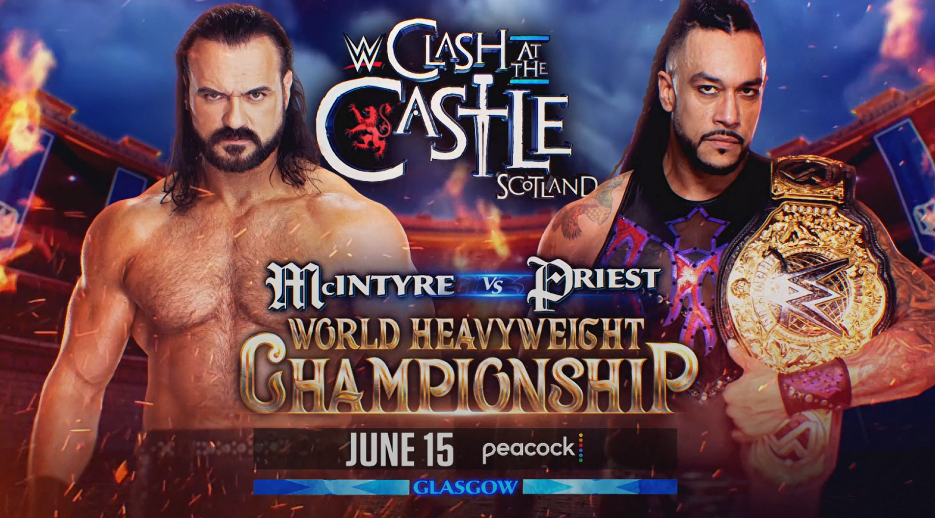 WWE Clash at the Castle 2024 : Damian Priest affrontera Drew McIntyre.