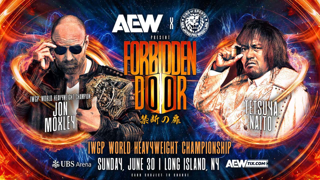 Deux matchs annoncés pour AEW x NJPW Forbidden Door 2024.