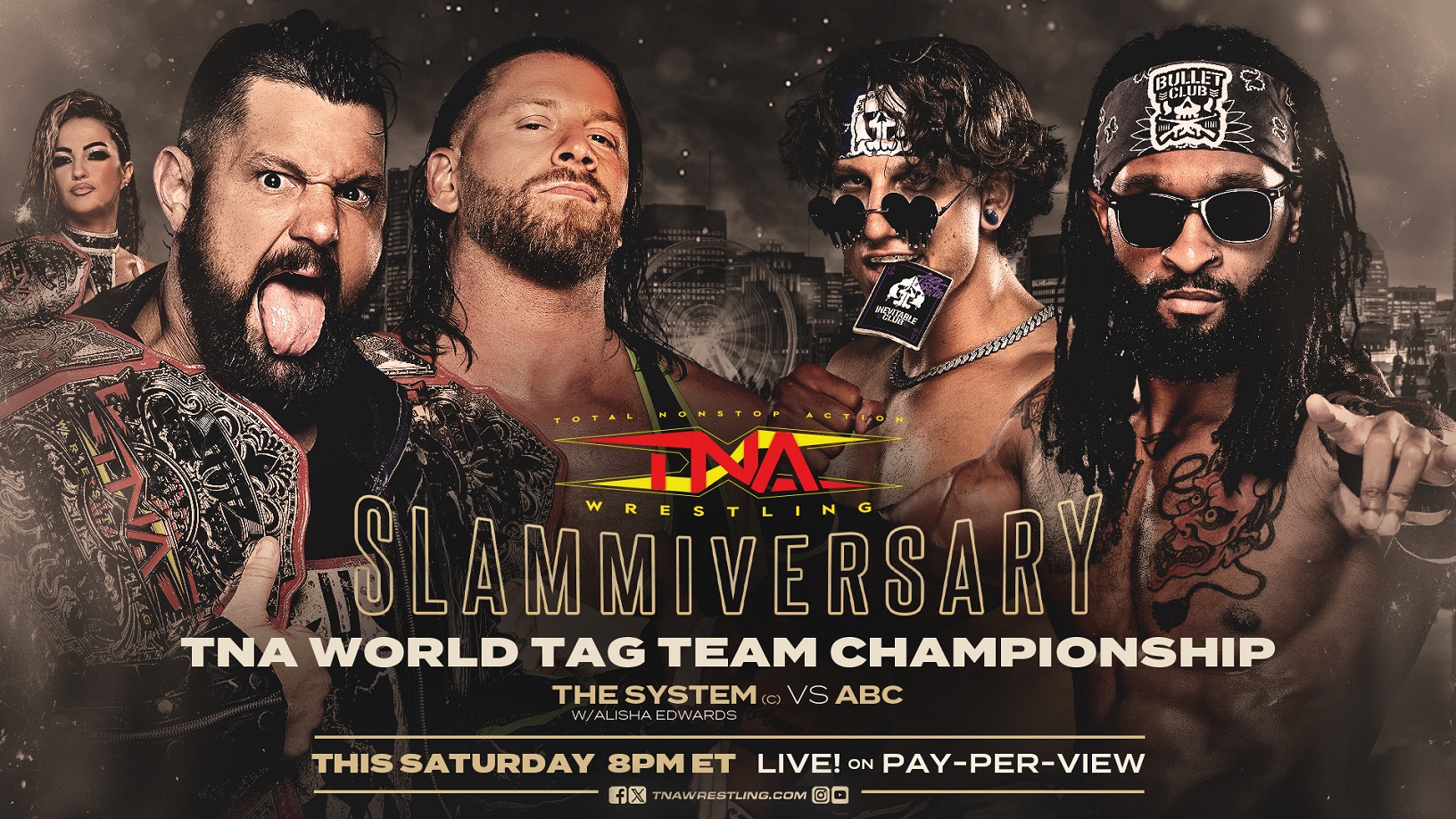 Quatre nouveaux matchs annoncés pour TNA Slammiversary 2024.