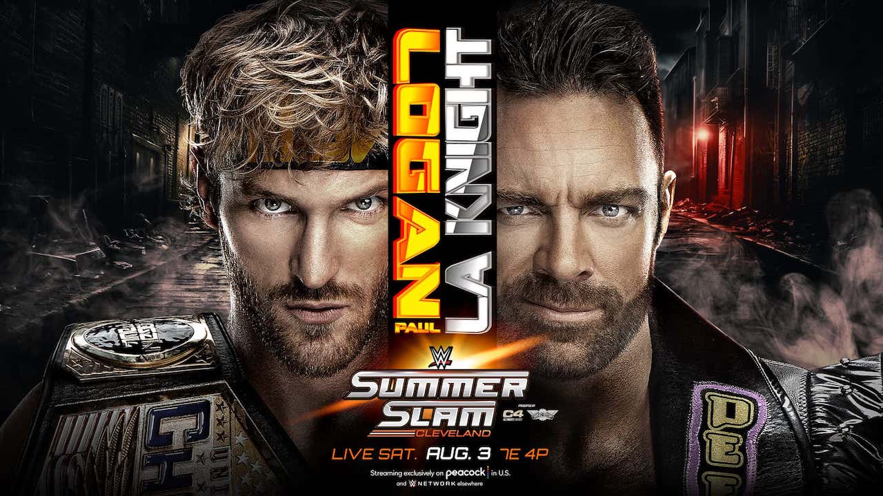 wwe summerslam 2024 carte logan paul la knight