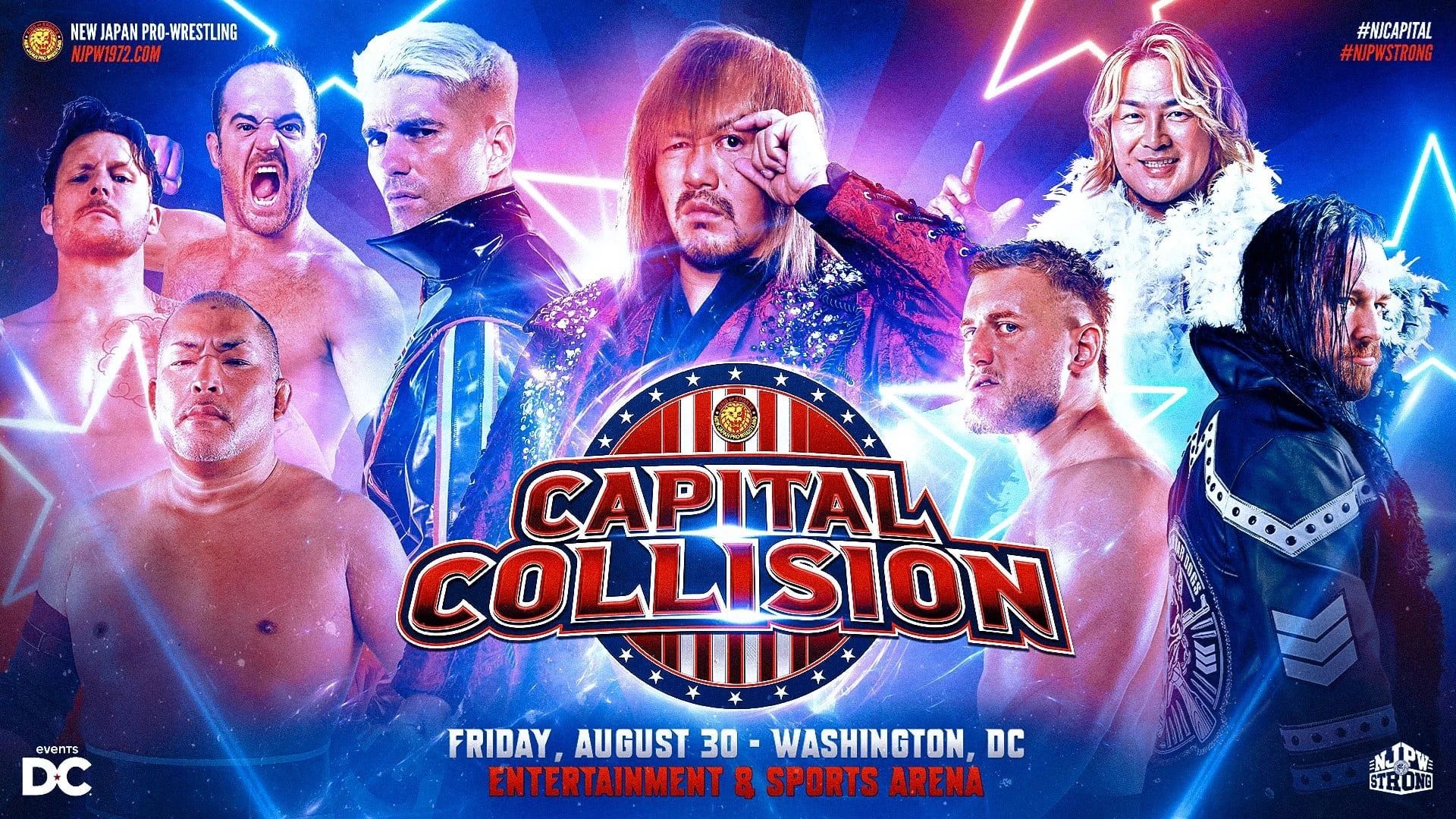 Carte de NJPW Capital Collision 2024.