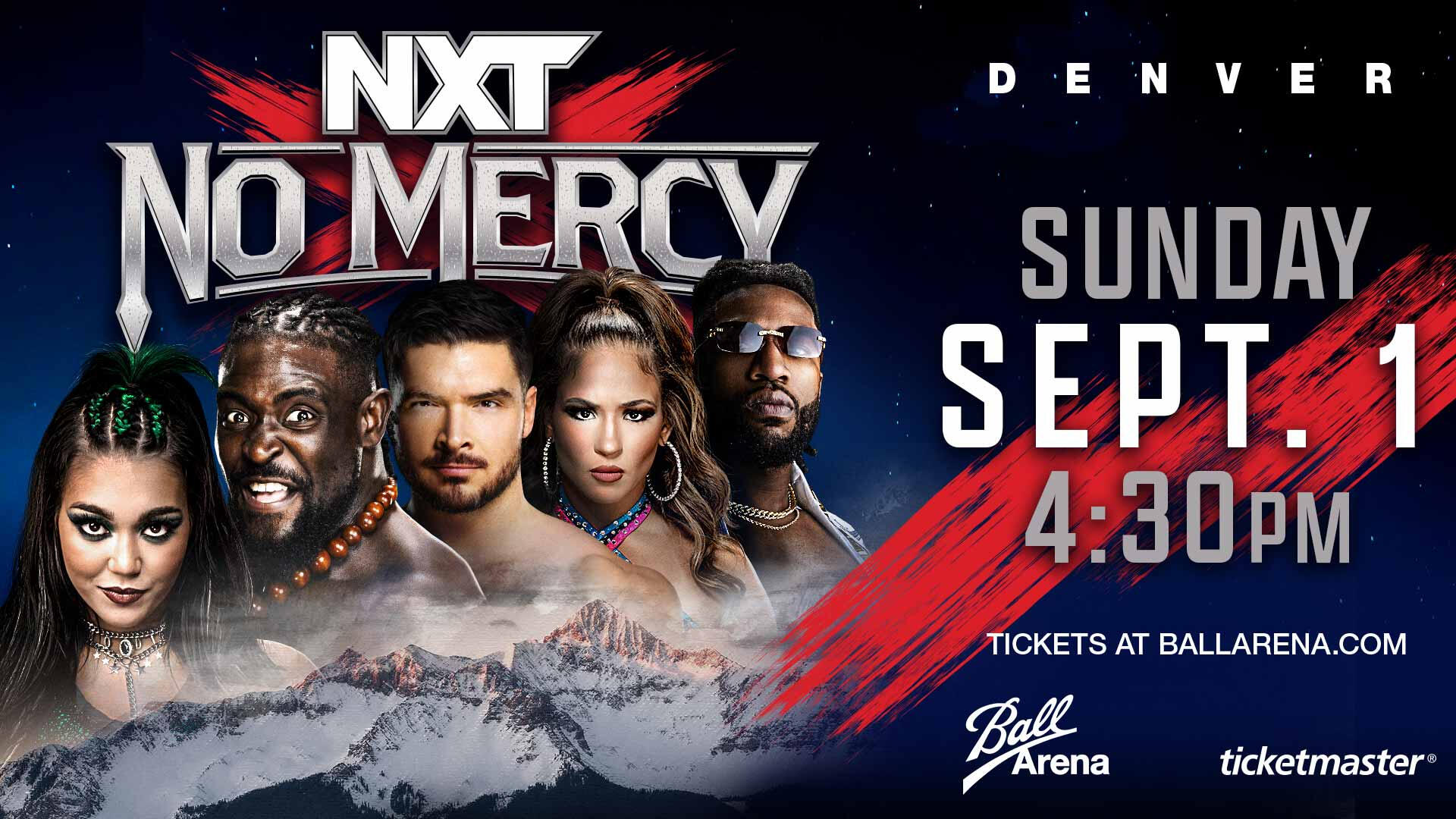 Carte de NXT No Mercy 2024.