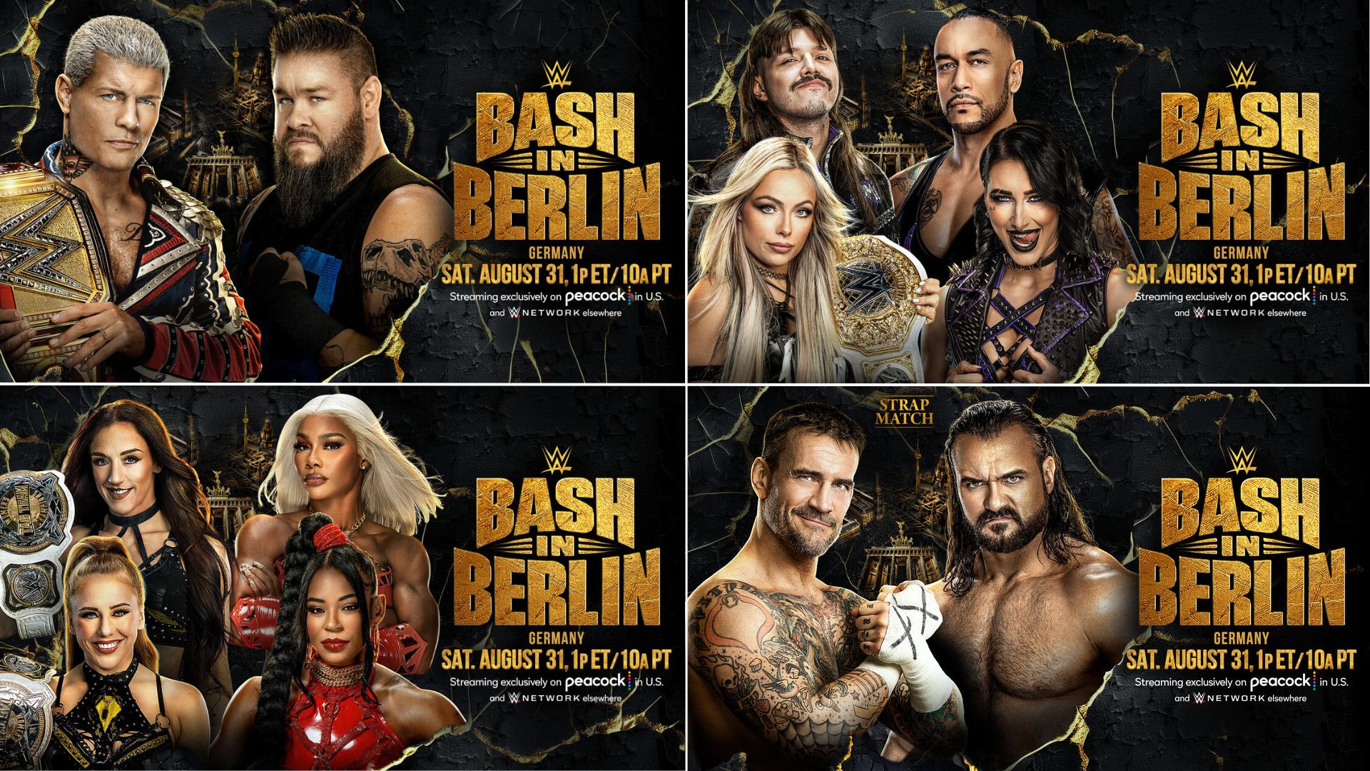 Faites vos pronostics pour WWE Bash In Berlin.