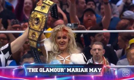 Mariah May bat Toni Storm et devient championne du monde à AEW All In 2024.