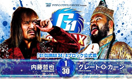 NJPW G1 Climax 34 : Résultats du Jour 15 (12 août).