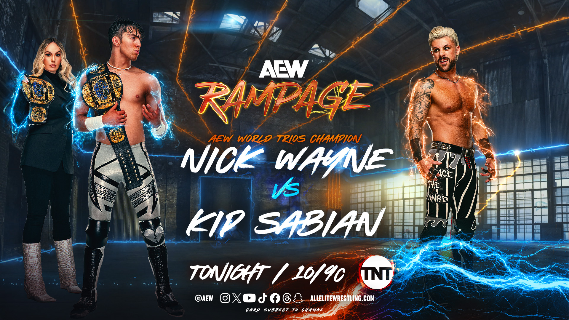 Résultats de AEW Rampage du 16 août.