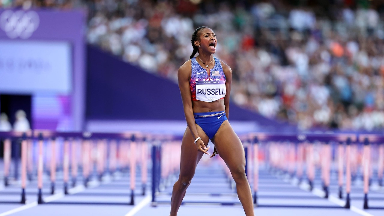 JO 2024 : L'athlète WWE NIL Masai Russell remporte l'or