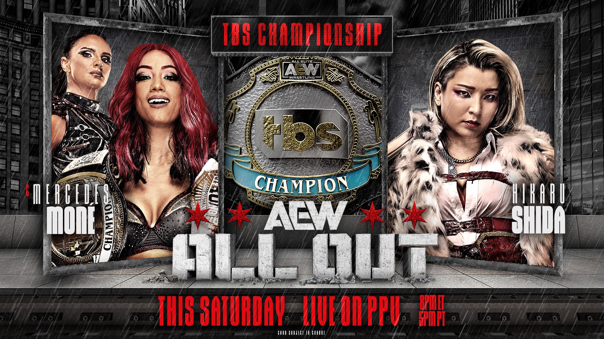 AEW All Out 2024 : Hikaru Shida affrontera Mercedes Moné pour le titre TBS.