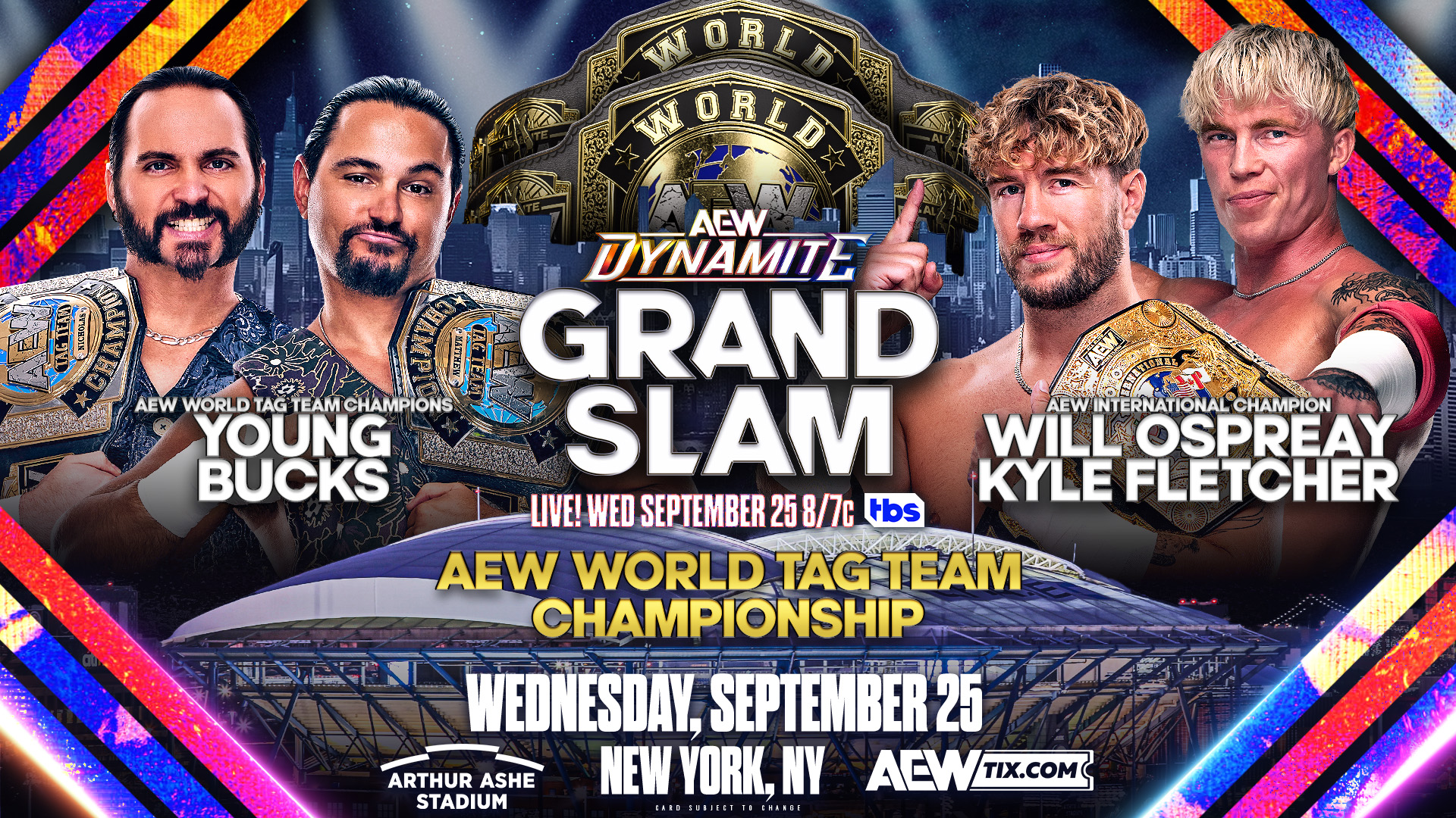 Preview de AEW Dynamite Grand Slam 2024.