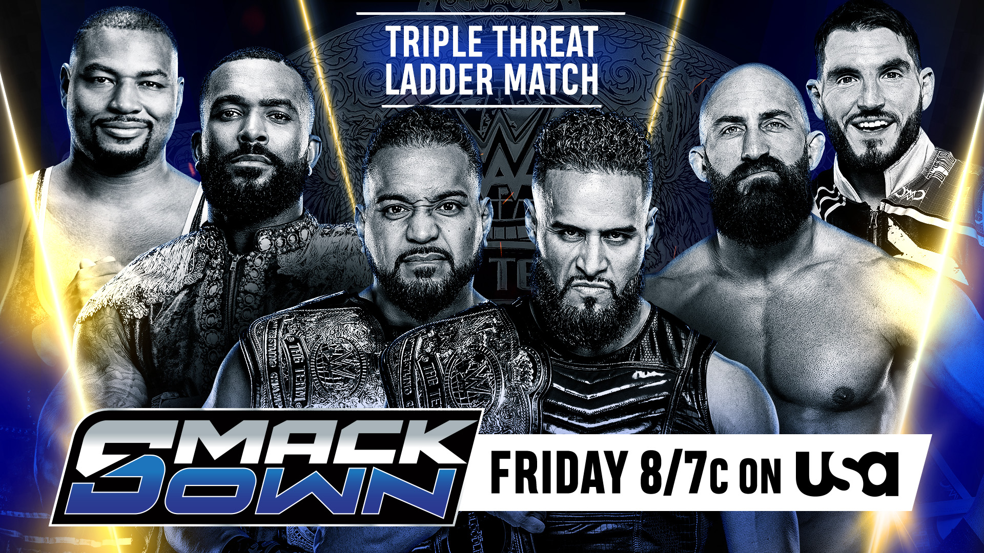 WWE SmackDown : Un match de l'échelle pour les titres par équipe la semaine prochaine.