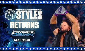 WWE SmackDown : AJ Styles de retour la semaine prochaine.