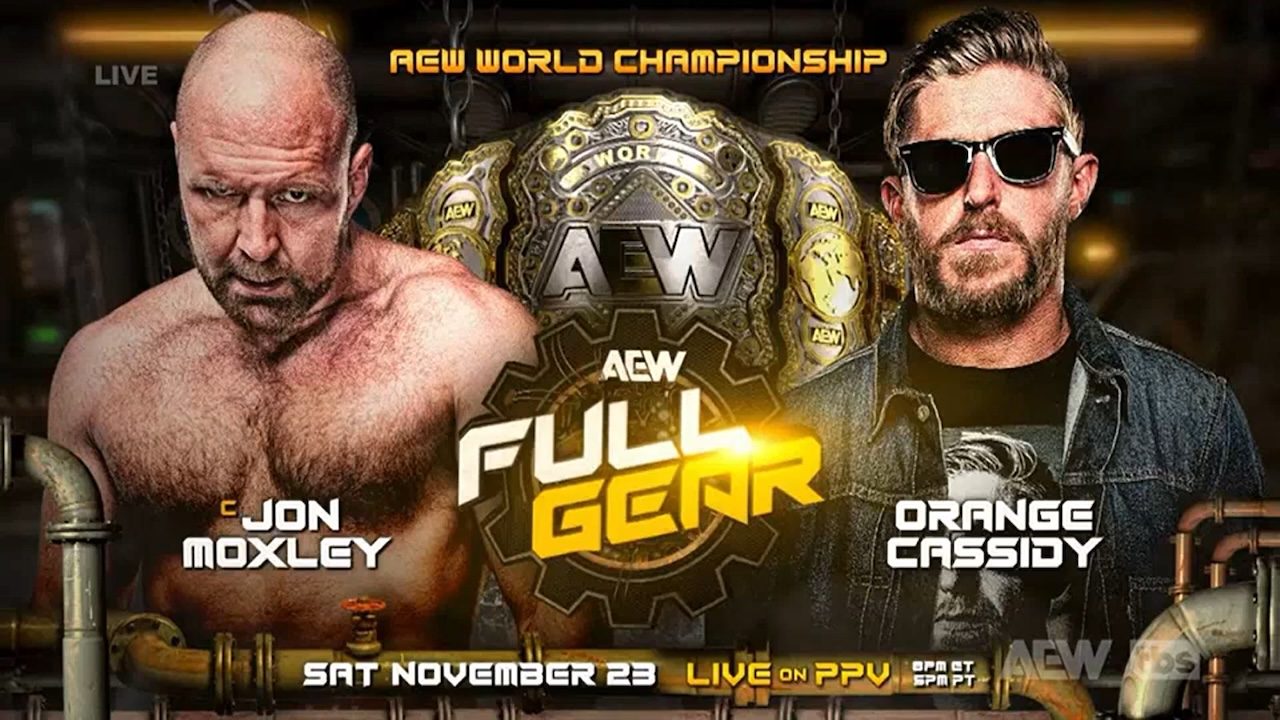 AEW Full Gear 2024 : Jon Moxley défendra son titre contre Orange Cassidy.