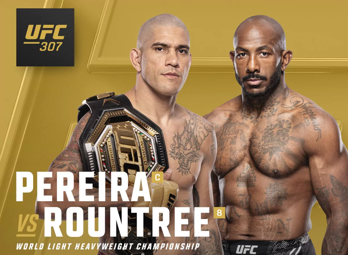 UFC 307 - Comment regarder Pereira vs Rountree Jr à la TV et en streaming