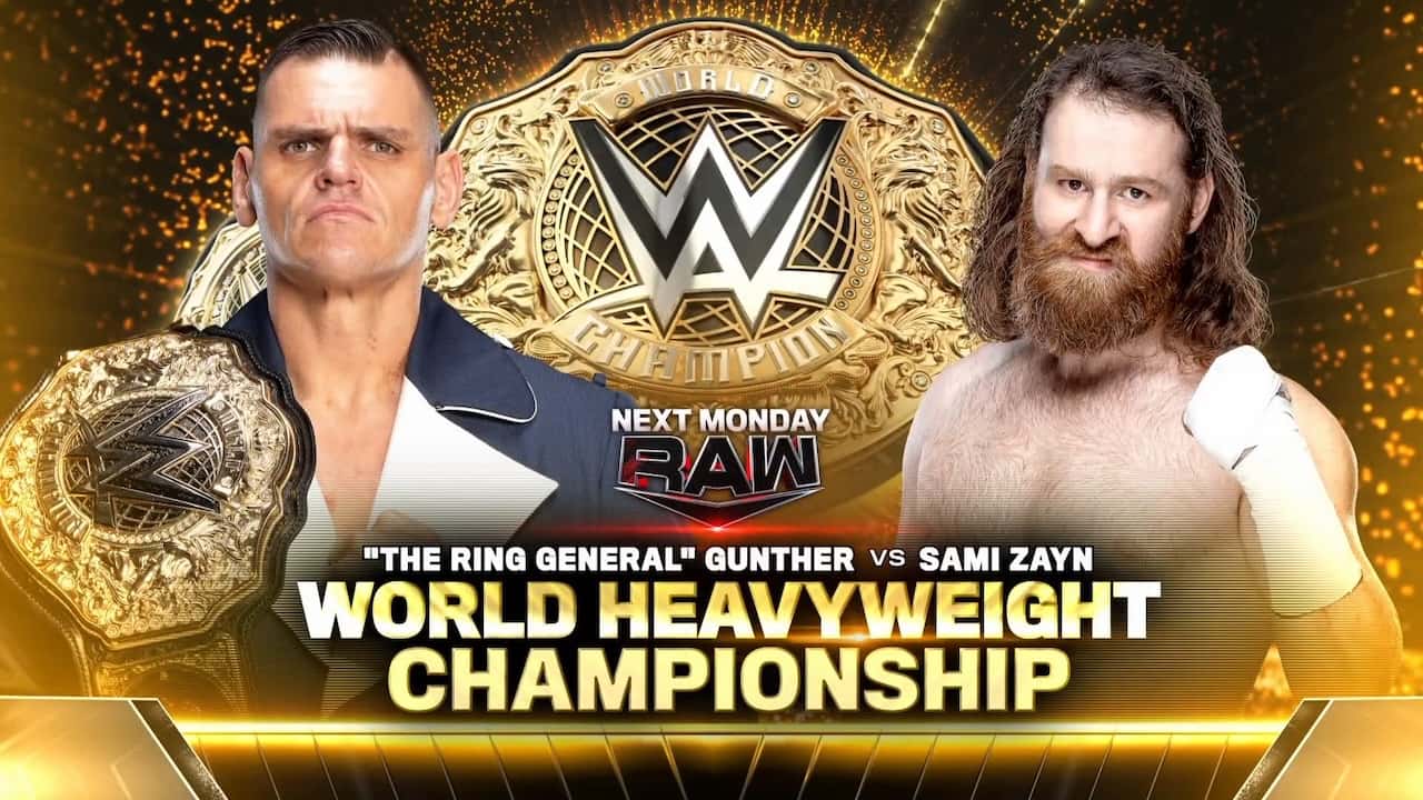 wwe raw gunther sami zayn