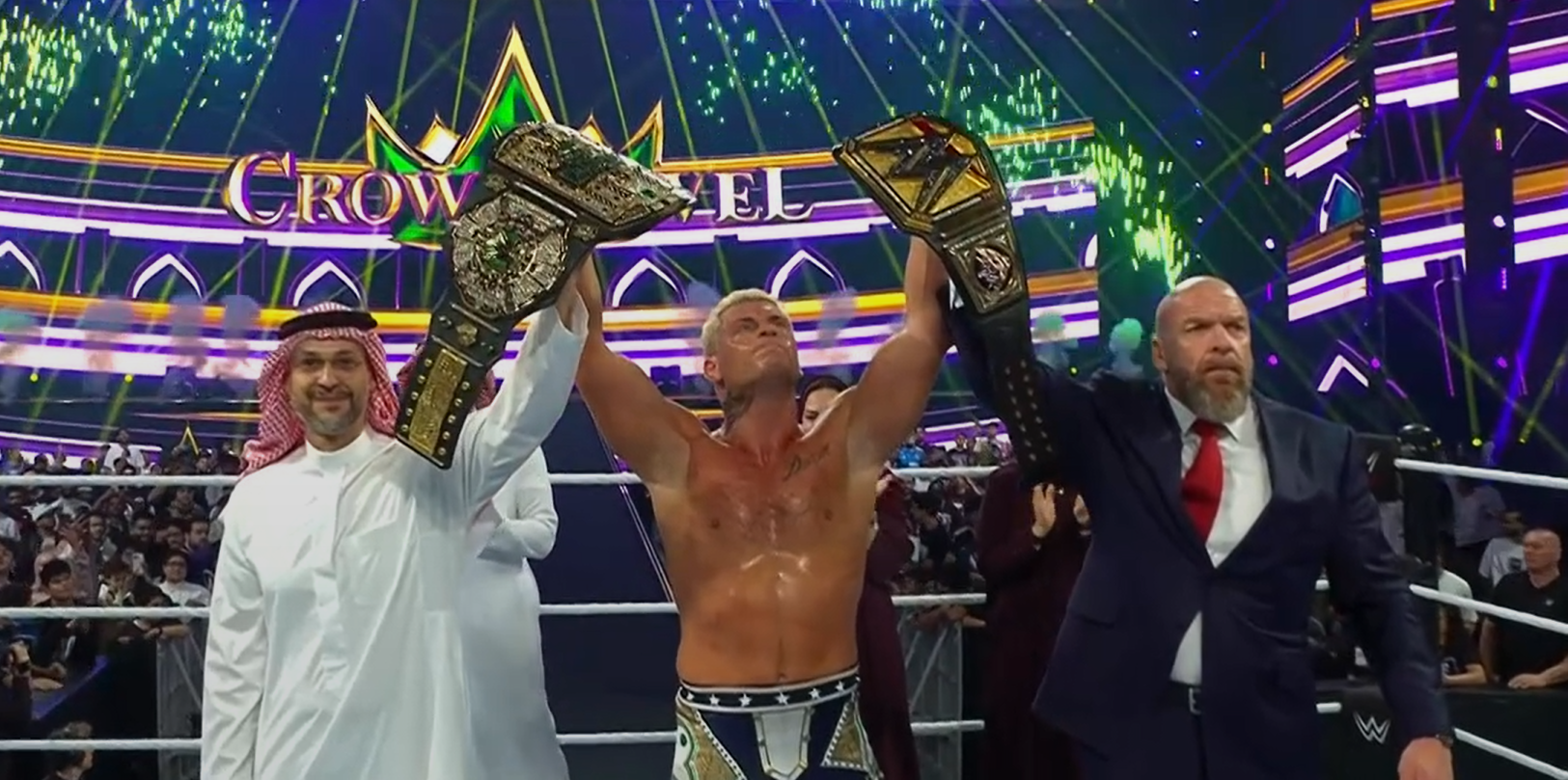 Cody Rhodes devient le premier champion Crown Jewel de l'histoire de la WWE.