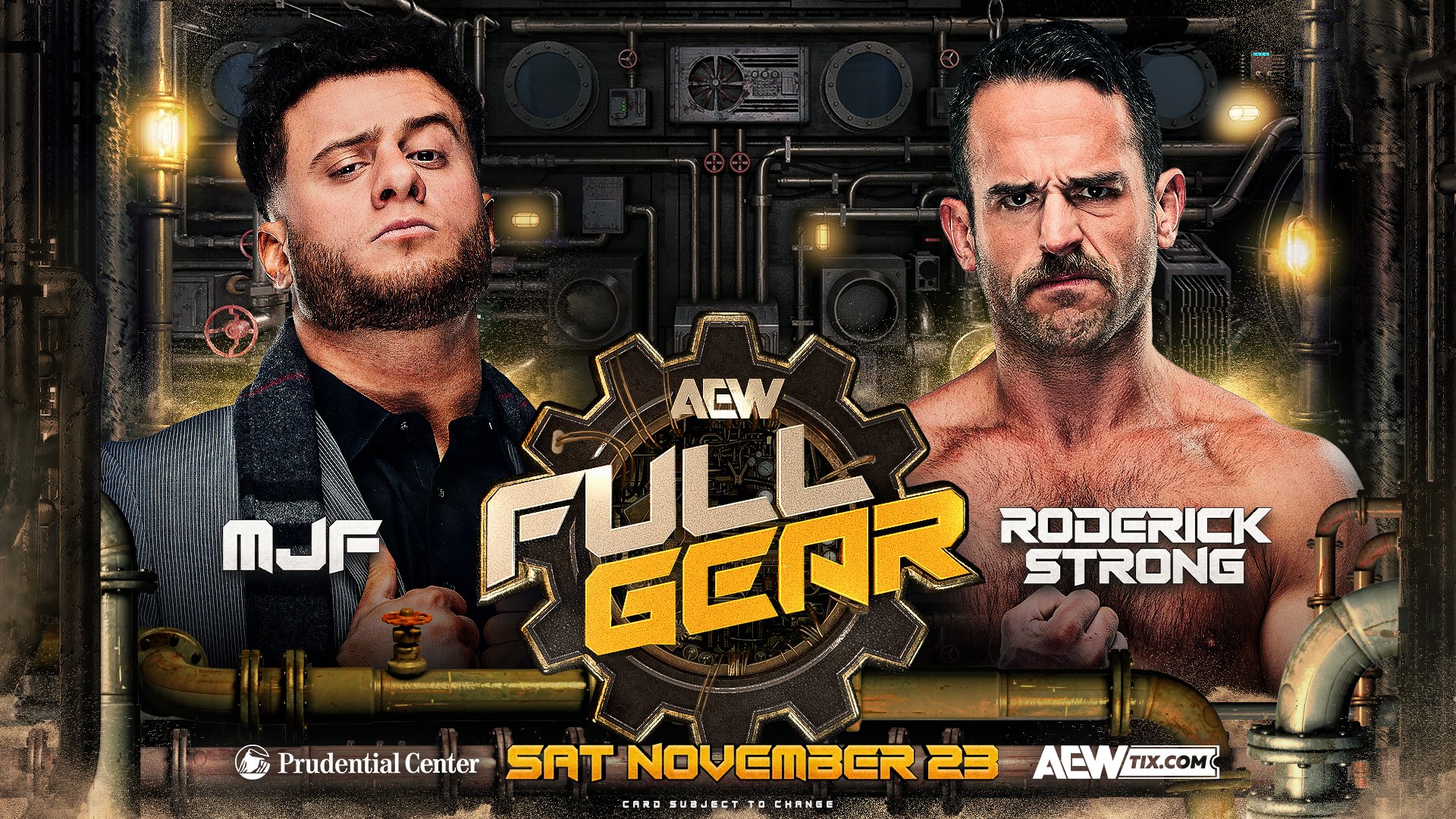 AEW Full Gear 2024 : MJF contre Roderick Strong officialisé.