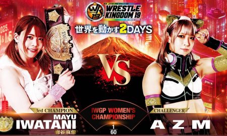 Mayu Iwatani contre AZM annoncé pour NJPW Wrestle Kingdom 19.